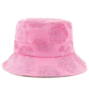 Frankies Bikinis JAX Pink Terry Daisy Flower child Bucket Hat